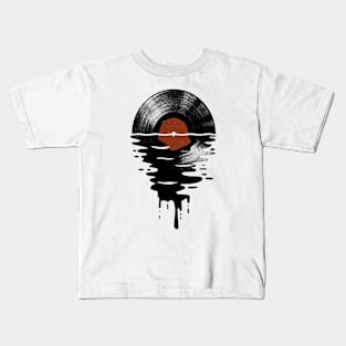 WHITE ART - Vinyl LP Music Record Kids T-Shirt